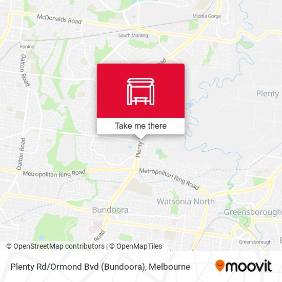 Plenty Rd / Ormond Bvd (Bundoora) map