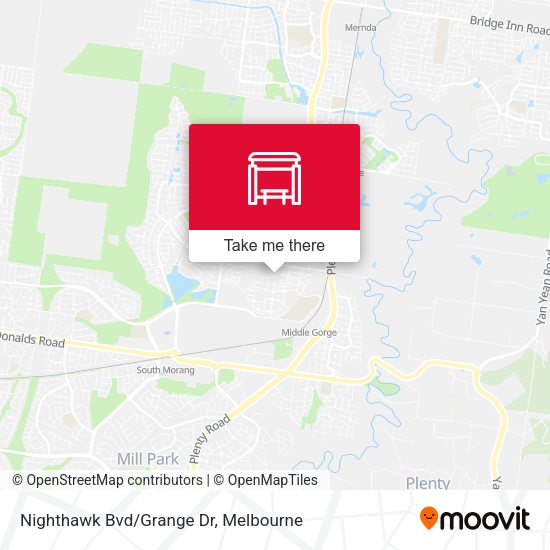 Nighthawk Bvd/Grange Dr map