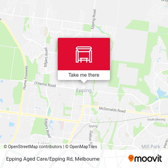 Epping Aged Care/Epping Rd map