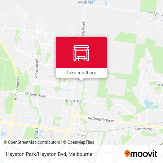 Hayston Park/Hayston Bvd map