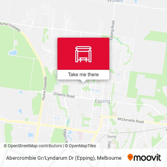 Abercrombie Gr / Lyndarum Dr (Epping) map