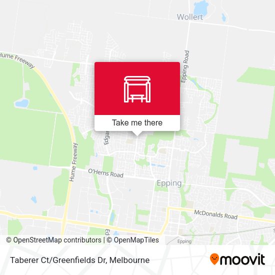 Taberer Ct/Greenfields Dr map