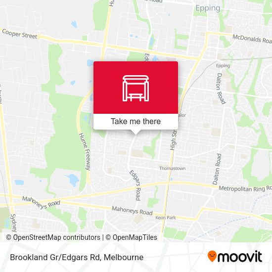 Brookland Gr/Edgars Rd map