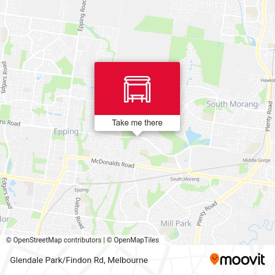 Glendale Park/Findon Rd map