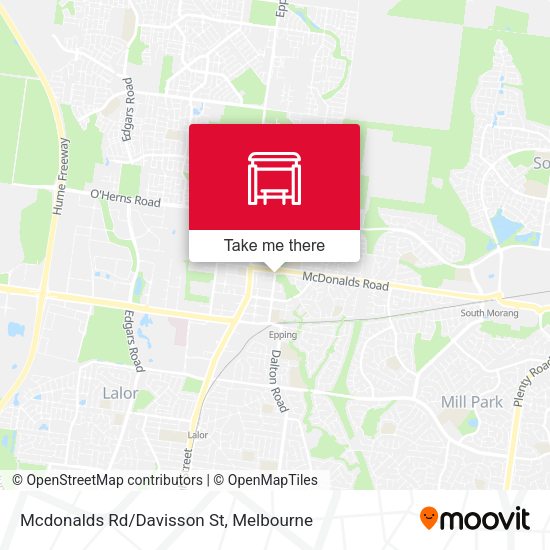 Mcdonalds Rd/Davisson St map