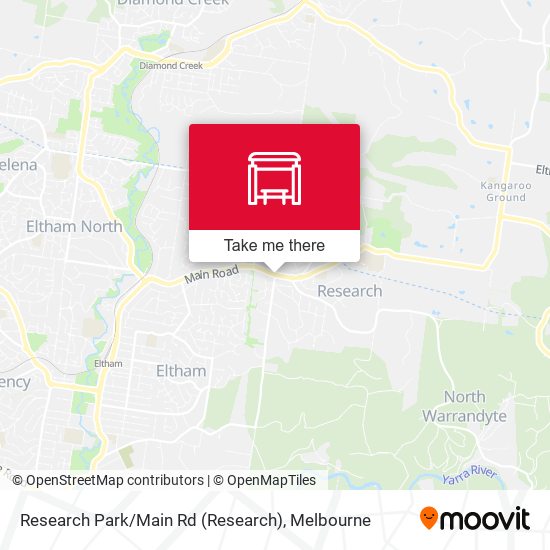 Research Park / Main Rd map