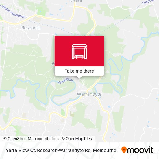 Yarra View Ct / Research-Warrandyte Rd map