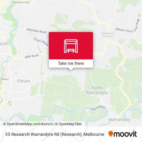 35 Research-Warrandyte Rd map