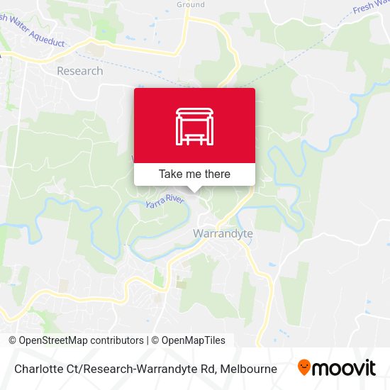 Charlotte Ct / Research-Warrandyte Rd map