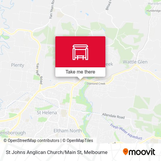 St Johns Anglican Church / Main St map