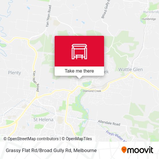 Grassy Flat Rd/Broad Gully Rd map