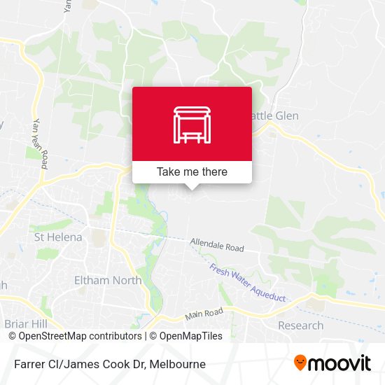Farrer Cl/James Cook Dr map