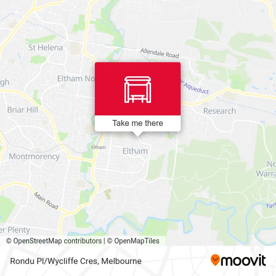 Mapa Rondu Pl/Wycliffe Cres