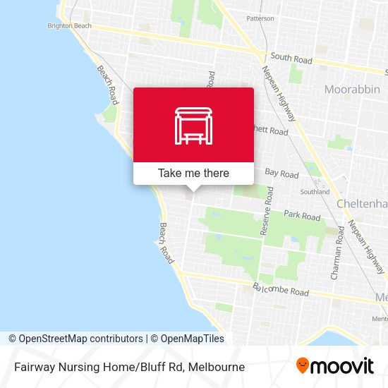 Fairway Nursing Home/Bluff Rd map