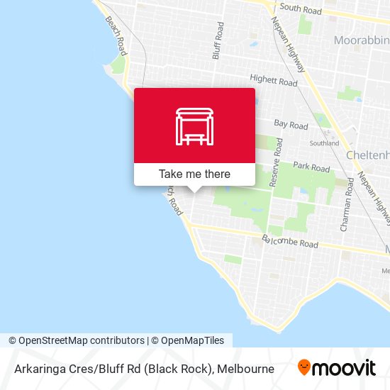 Arkaringa Cres / Bluff Rd (Black Rock) map