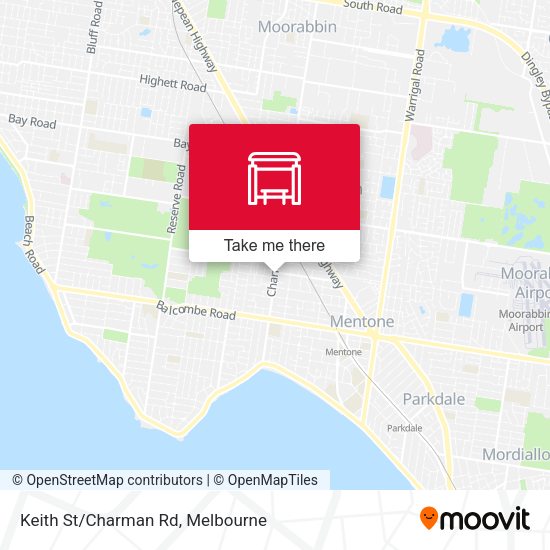 Keith St/Charman Rd map