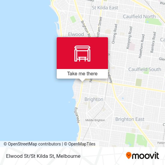 Elwood St/St Kilda St map