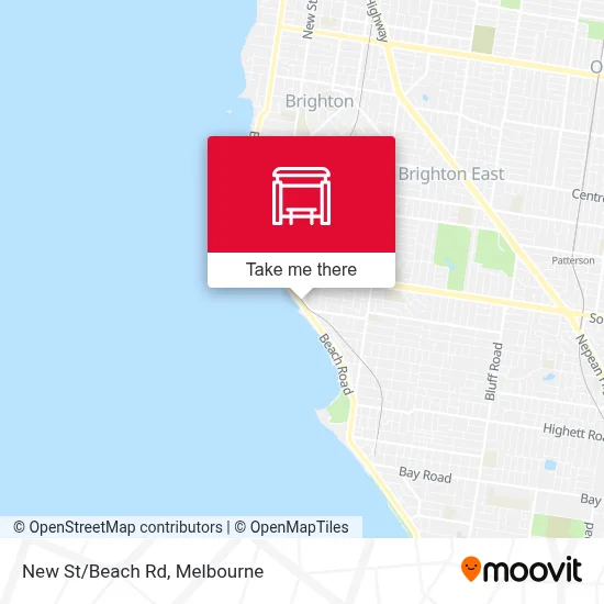 Mapa New St/Beach Rd