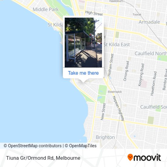 Tiuna Gr/Ormond Rd map