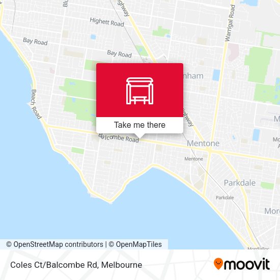 Coles Ct/Balcombe Rd map