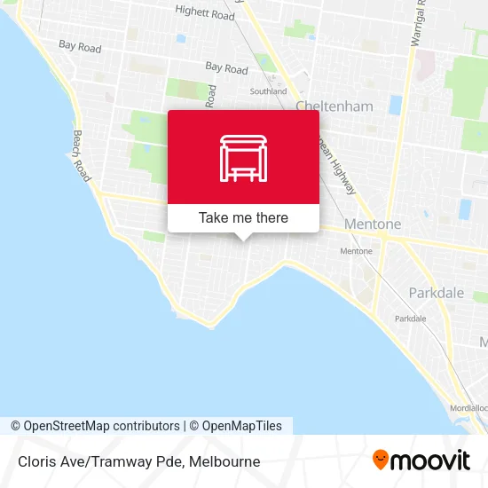 Cloris Ave/Tramway Pde map