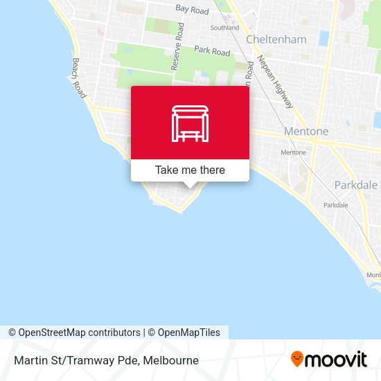Martin St/Tramway Pde map