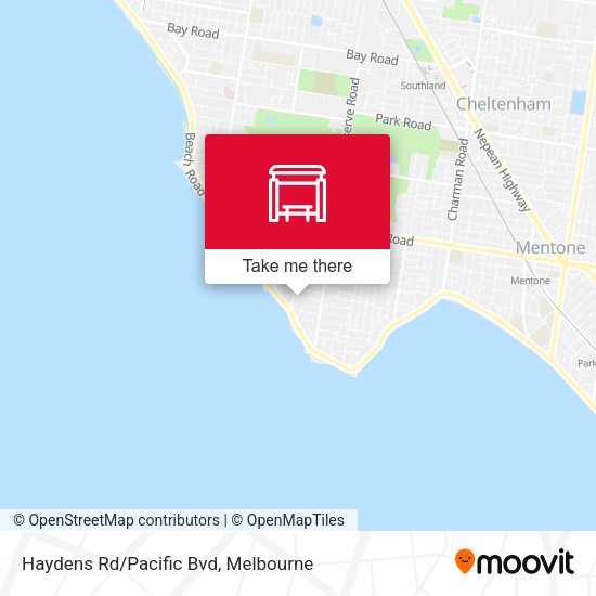 Haydens Rd/Pacific Bvd map