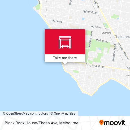 Black Rock House/Ebden Ave map