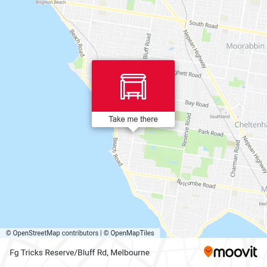 Mapa Fg Tricks Reserve/Bluff Rd