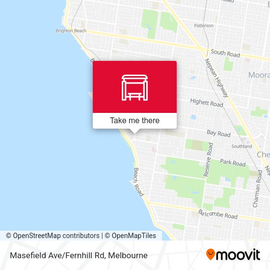 Masefield Ave/Fernhill Rd map