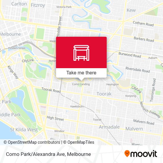 Como Park/Alexandra Ave map