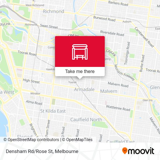 Densham Rd/Rose St map