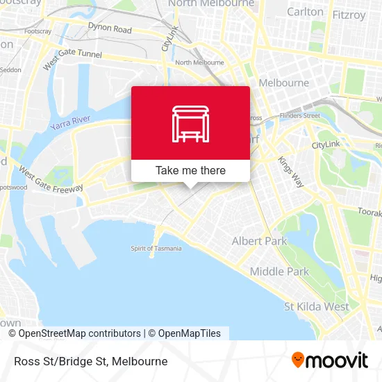 Ross St/Bridge St map