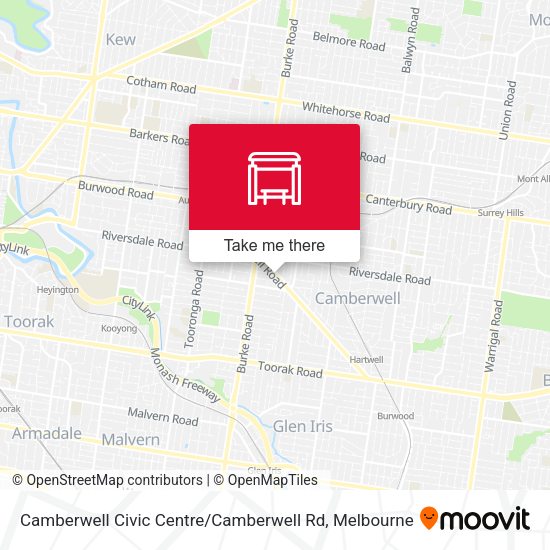 Camberwell Civic Centre / Camberwell Rd map