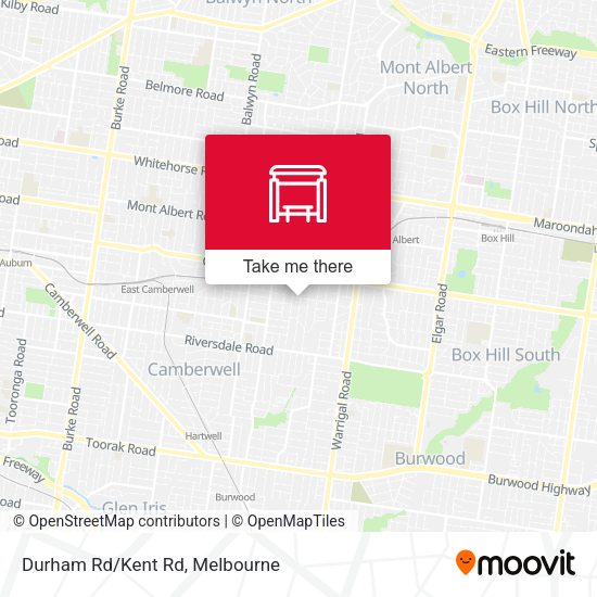 Durham Rd/Kent Rd map