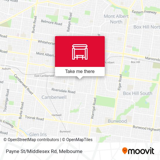 Payne St/Middlesex Rd map