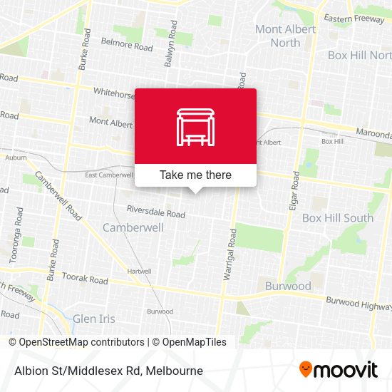 Albion St/Middlesex Rd map