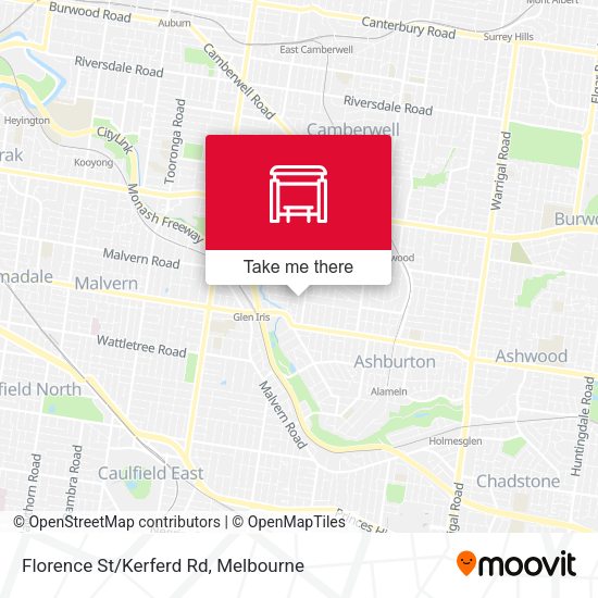 Florence St/Kerferd Rd map
