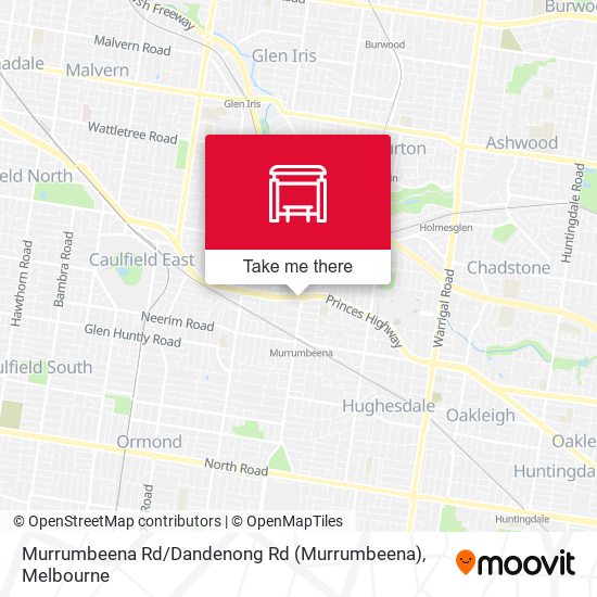 Murrumbeena Rd / Dandenong Rd map