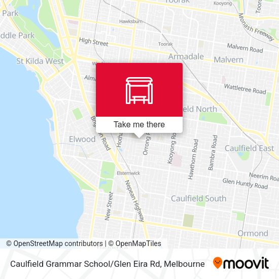 Caulfield Grammar School / Glen Eira Rd map
