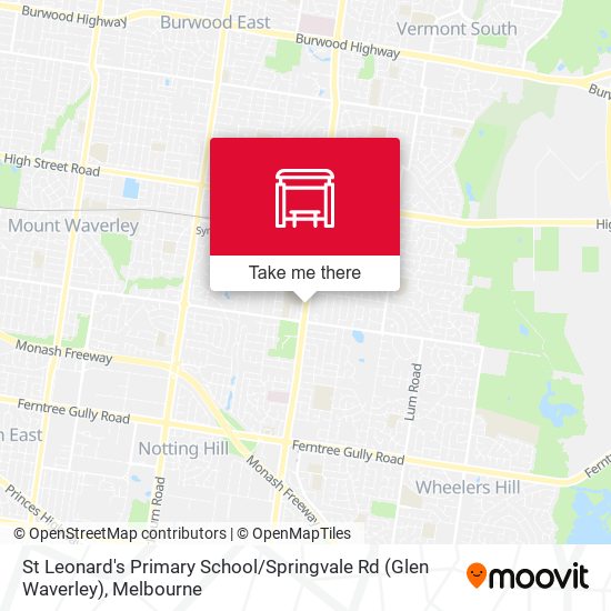 St Leonards Ps / Springvale Rd (Glen Waverley) map