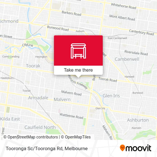 Mapa Tooronga Sc/Tooronga Rd