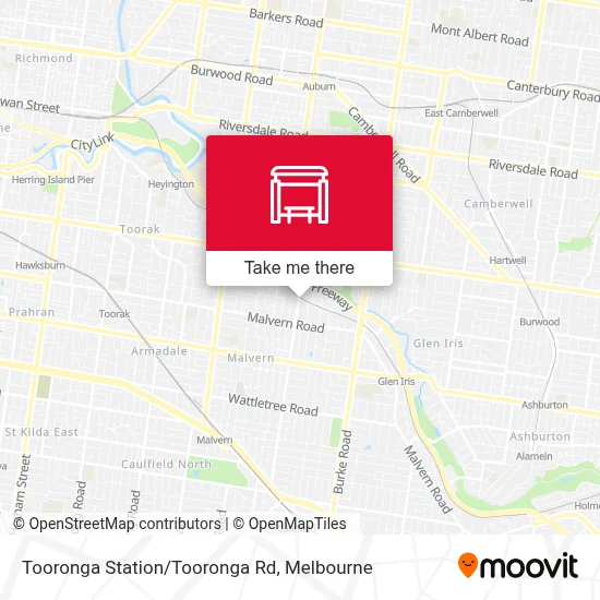 Mapa Tooronga Station/Tooronga Rd