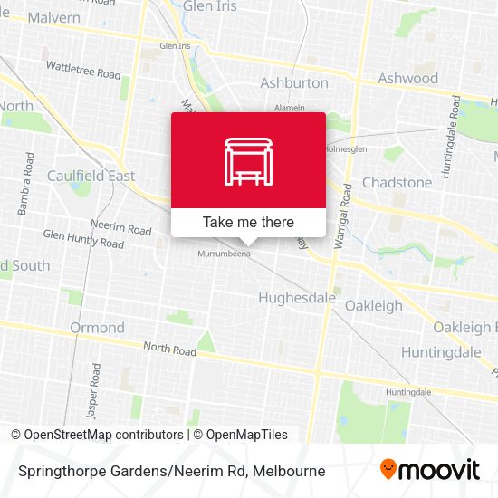 Springthorpe Gardens/Neerim Rd map