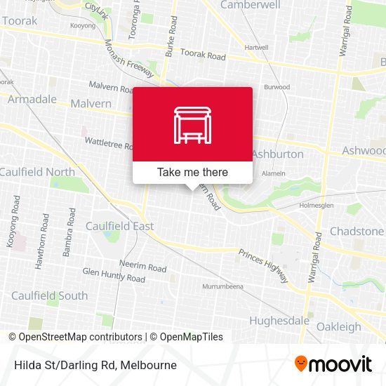 Hilda St/Darling Rd map
