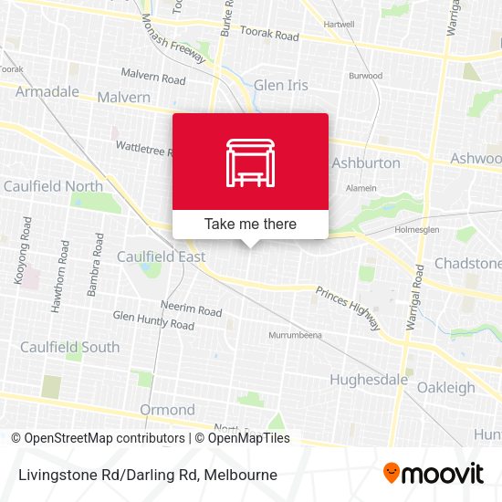 Livingstone Rd/Darling Rd map