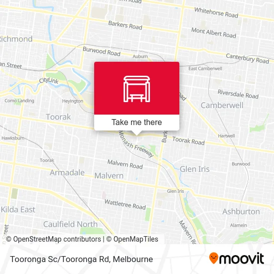 Mapa Tooronga Sc/Tooronga Rd