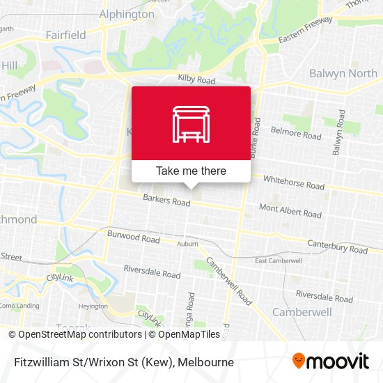 Fitzwilliam St/Wrixon St (Kew) map