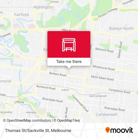 Thomas St/Sackville St map