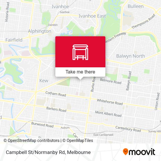 Campbell St/Normanby Rd map